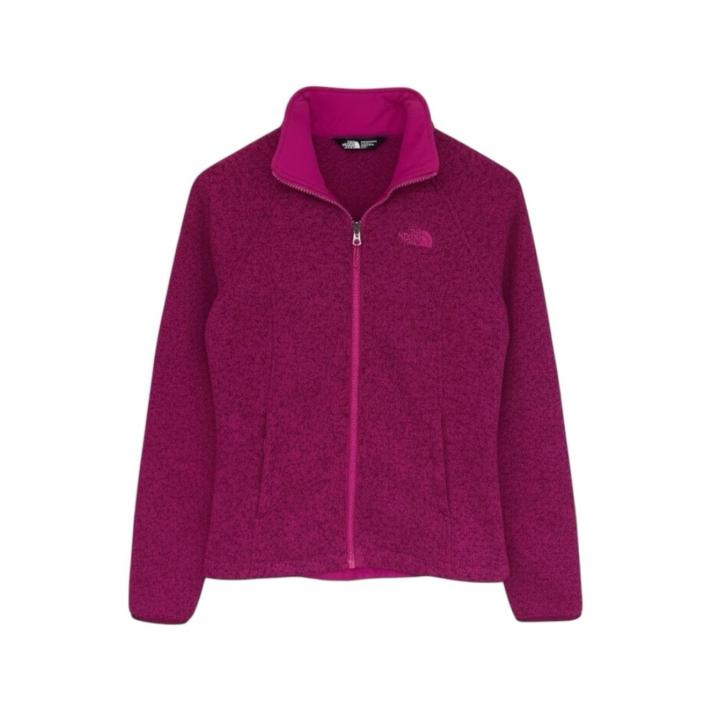 The North Face Full Zip Sweater Women’s‎ XS Pink Magenta Heathered
